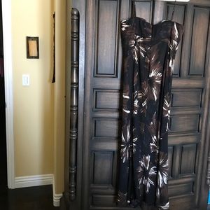 🌴 Tropical Pattern Maxi Dress